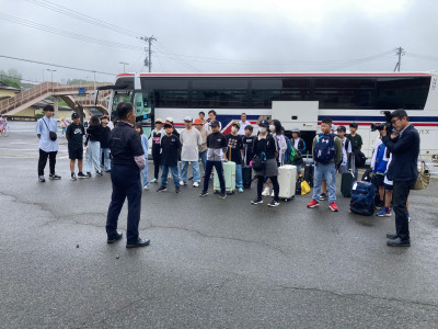 修学旅行　出発式