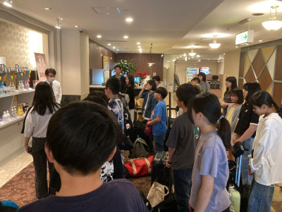 修学旅行　チェックアウト１