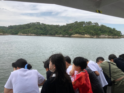 修学旅行　遊覧船３