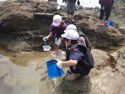 ⑤磯遊び終了05