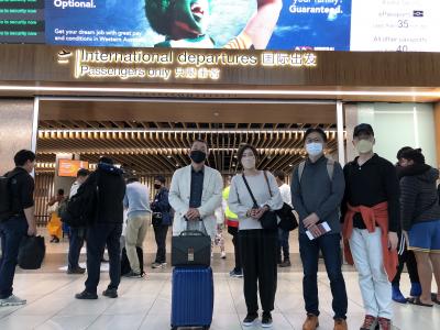 オークランド空港出国ロビー オークランド空港出国ロビー